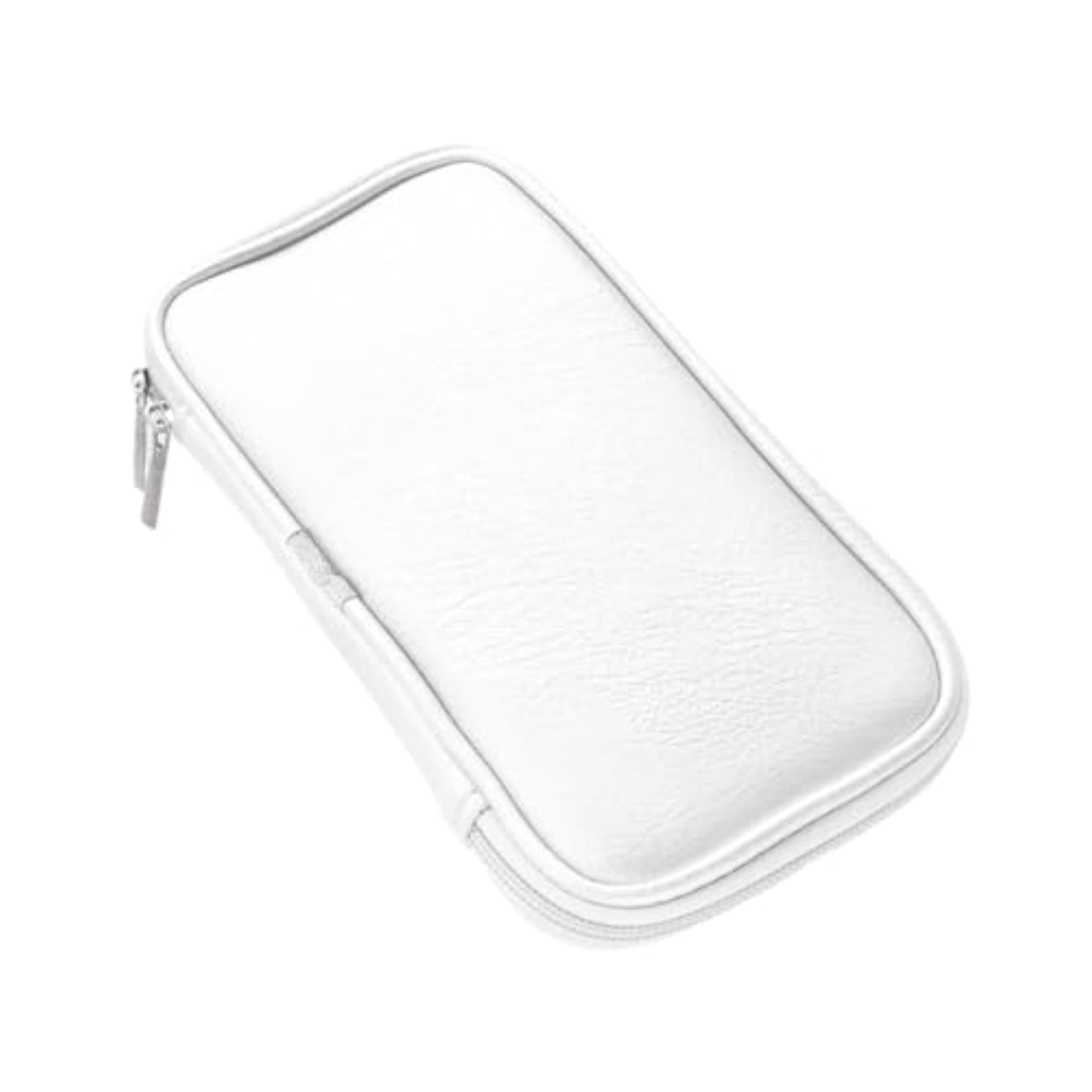 Professional Makeup Brushes Organizer Bag for Women, White